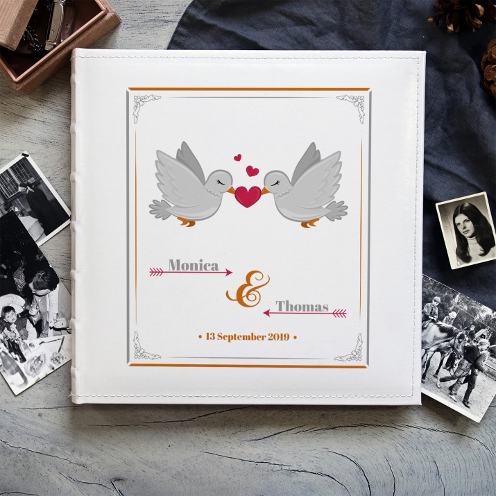 Tauben - personalisiertes Fotoalbum